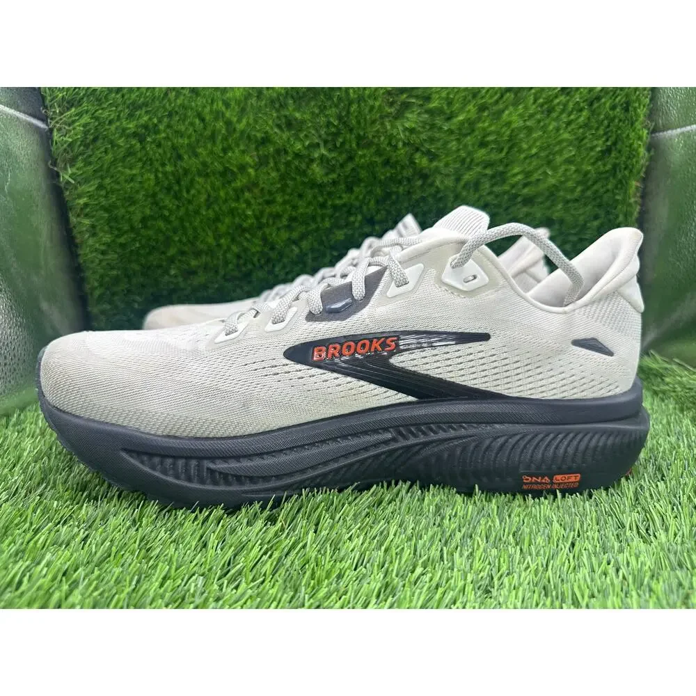 Brooks Ghost 18 1104931D292 Athletic Sneaker Men's 11D White Knit Running Sports